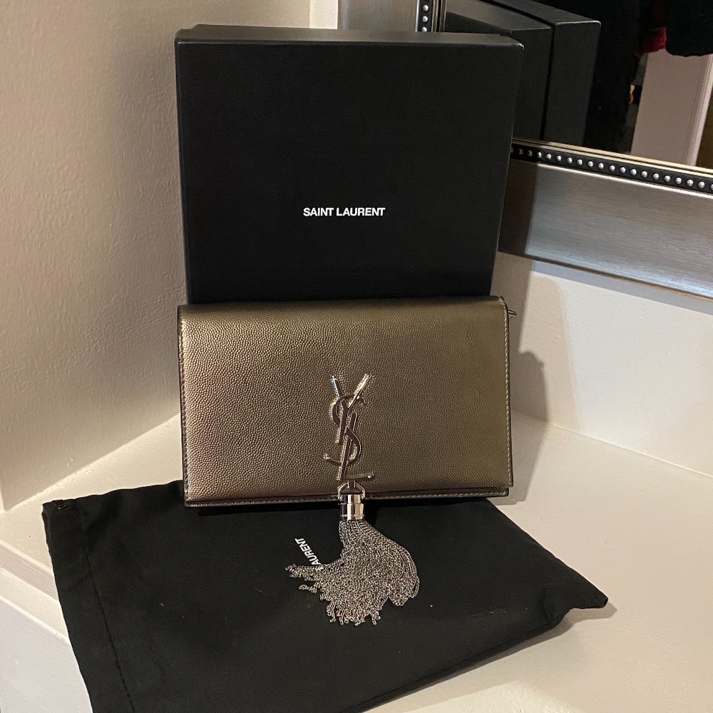 Saint Laurent Kat Wallet on Chain NWT - Picture 2 of 15